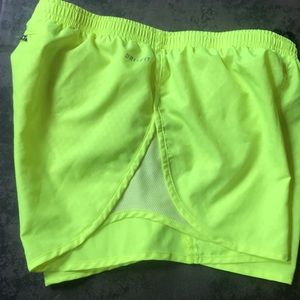 XS: Nike Neon Yellow Shorts